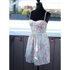 Floral Sweetheart Neckline Sundress